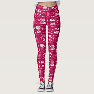 Caravan Camping Home Decor Leggings
