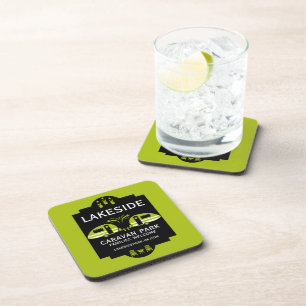 Caravan Campsite Promotion Coaster