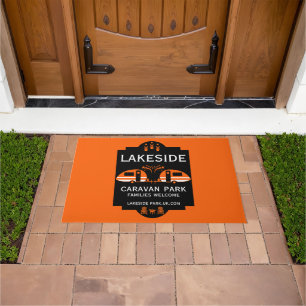 Caravan Campsite Promotion Doormat