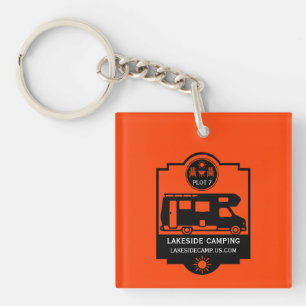 Caravan Campsite Promotion Key Ring