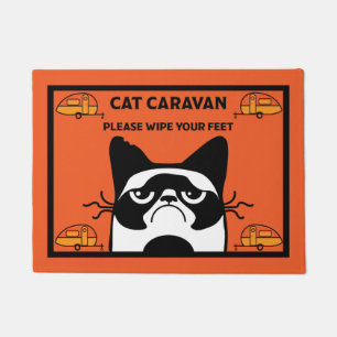 Caravan Cat Door Mat