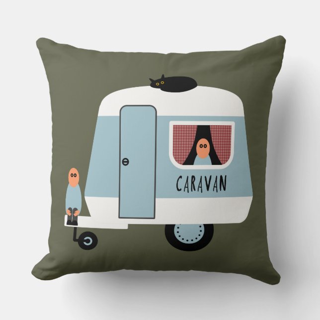 Caravan Cushion (Front)