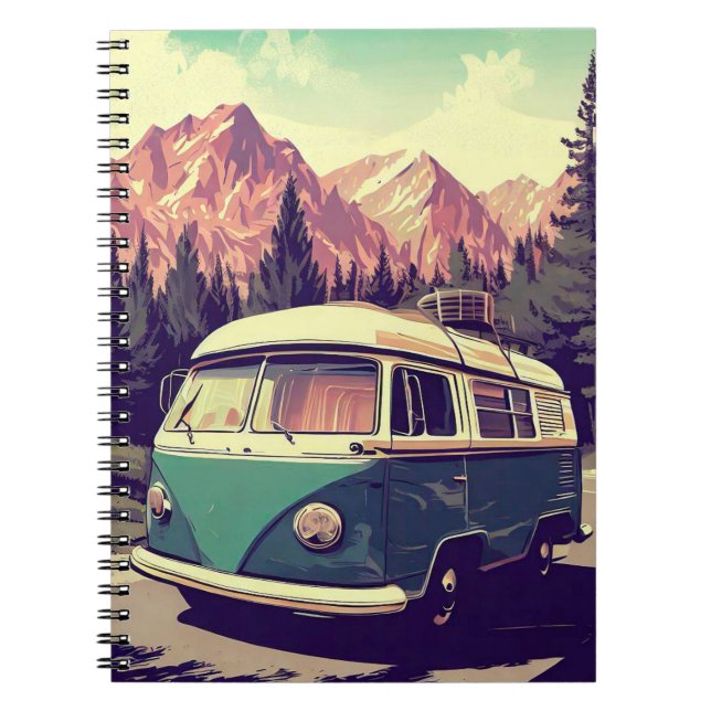 caravan in the montain notebook (Front)