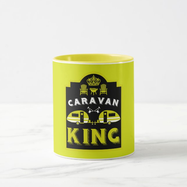 Caravan King Gifts For Campers Mug (Center)