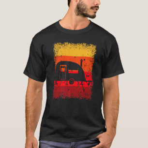 Caravan Motorhome Camping Camper Holiday Vintage R T-Shirt