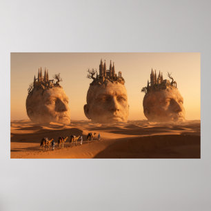 Caravan of Lost Souls in the Silk Desert Poster