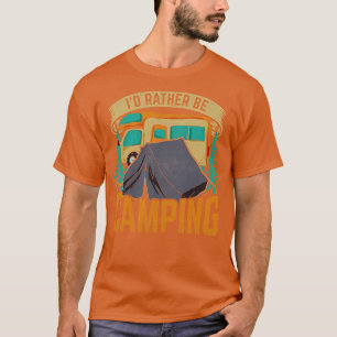 Caravan Outdoor Camper Campsite Nature Camping T-Shirt