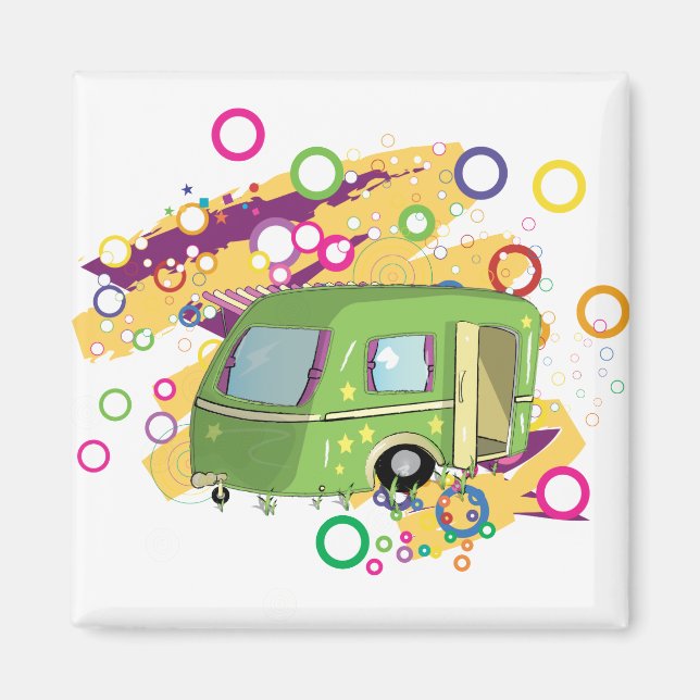 caravan park magnet (Front)