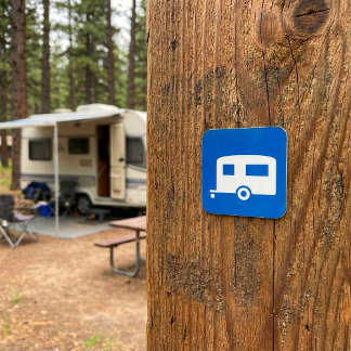 Caravan Road Sign Stickers