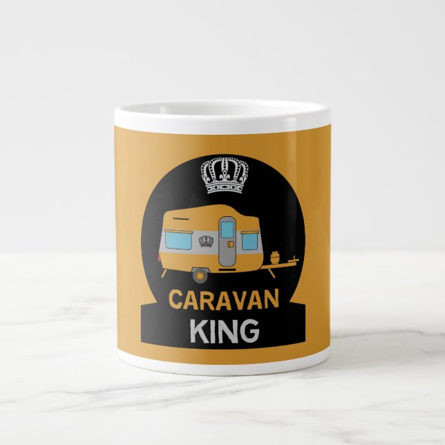 Caravaner | Caravanning | Funny Caravan Gifts Coff Large Coffee Mug (Front)