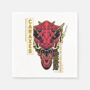 Caraxes Head Year of the Dragon   恭喜發財 Napkin