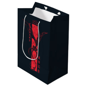 Caraxes in Flight Banner Chinese New Year   萬事如意 Medium Gift Bag