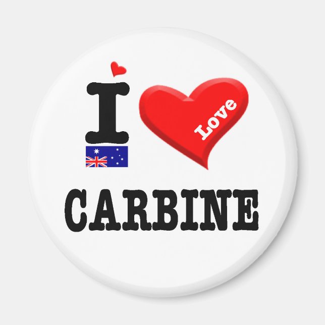 CARBINE - I Love Magnet (Front)