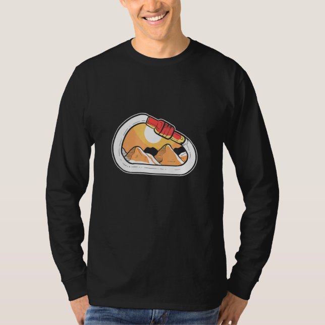 Carbiner Mountan Climber T-Shirt (Front)