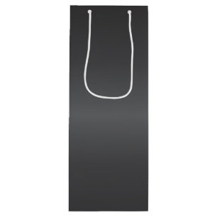 Carbon Black Bells Wine Gift Bag