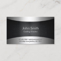 Carbon Black Casting Director Business Card
