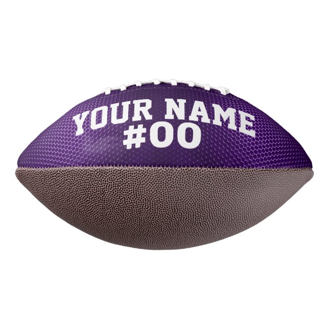 Carbon Custom Football Purple (Rotated 270)