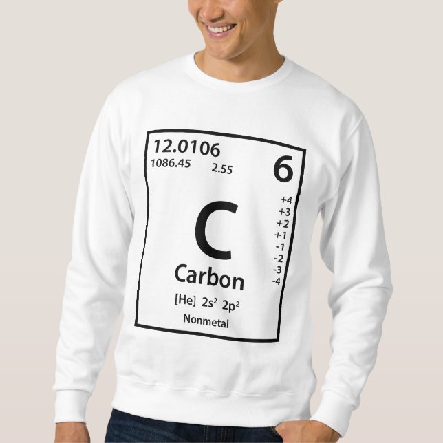 Carbon Element (black) Sweatshirt (Front)