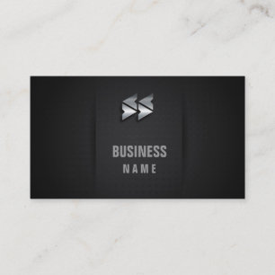 Carbon Fiber Effect Logo Business Card
