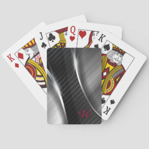 Carbon Fibre 3A Playing Cards. Cards