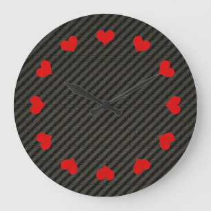 Carbon Fibre Large Clock