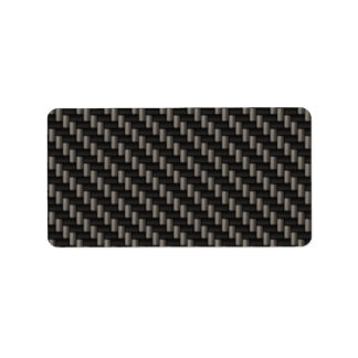 Carbon Fibre Material Label