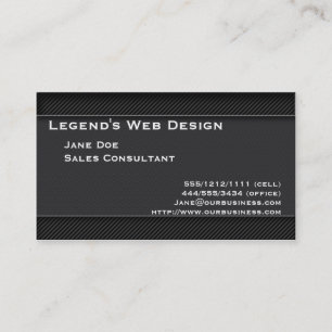 Carbon Fibre Professional Business Card