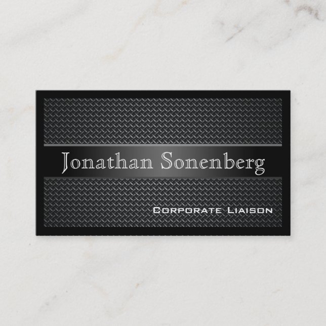Carbon Fibre Professional Business Cards (Front)