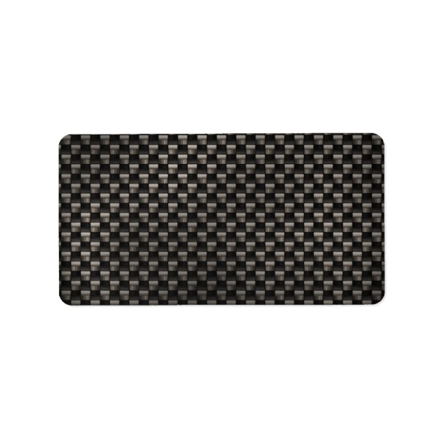 Carbon Fibre Texture Label (Front)
