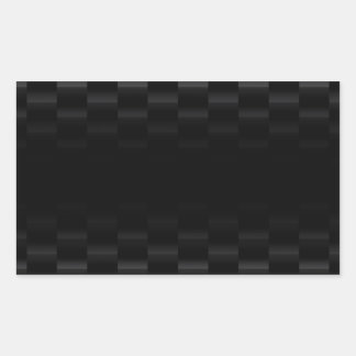 Carbon Fibre Textured Rectangular Sticker