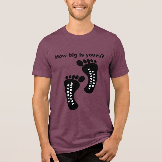 Carbon FootPrint Tri-Blend Shirt (Front)