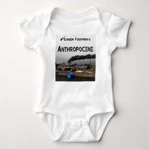 Carbon Footprints - Anthropocene Baby Bodysuit