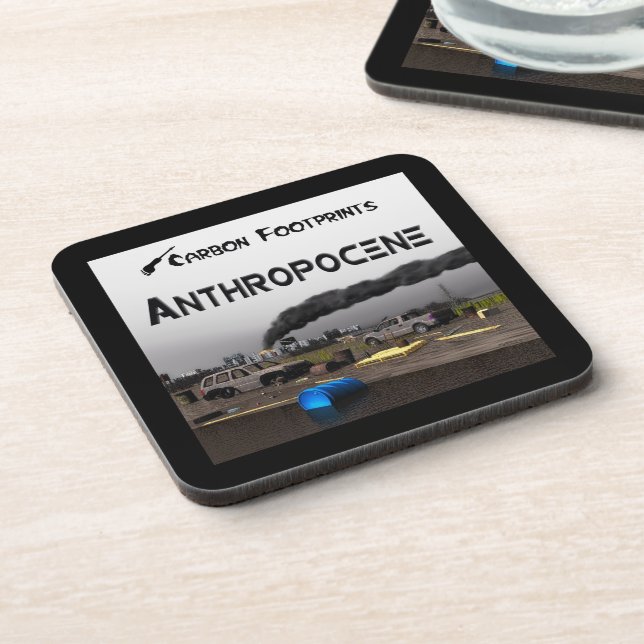 Carbon Footprints - Anthropocene Coaster (Left Side)