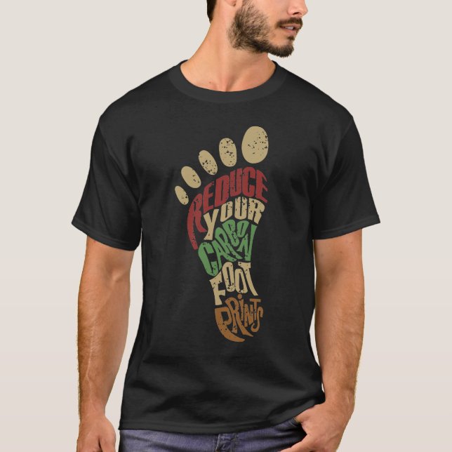 Carbon Footprints T-Shirt (Front)