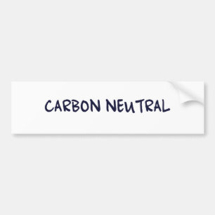 Carbon Neutral Bumper Sticker