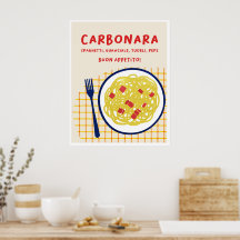 Carbonara print