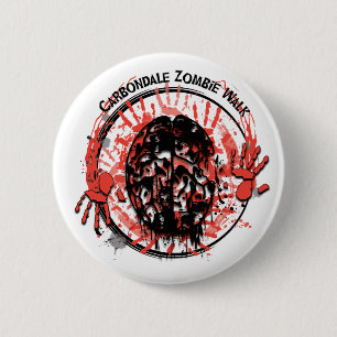 Carbondale Zombie Walk button
