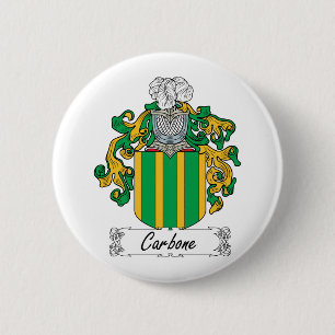 Carbone Family Crest 6 Cm Round Badge