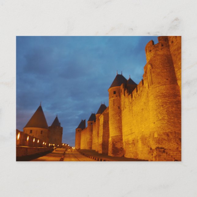 Carcassonne Castle, France Postcard (Front)