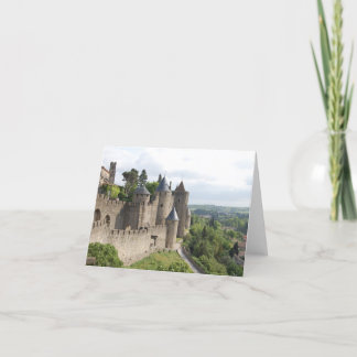Carcassonne Castle, La Cite Holiday Card