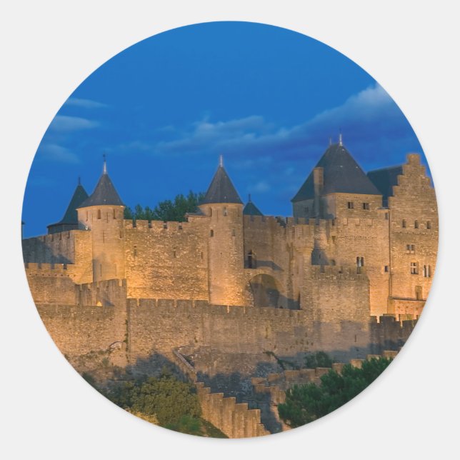 Carcassonne Classic Round Sticker (Front)