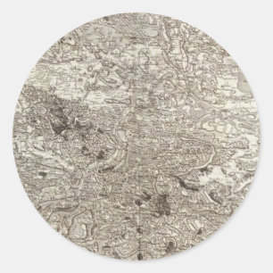 Carcassonne Classic Round Sticker