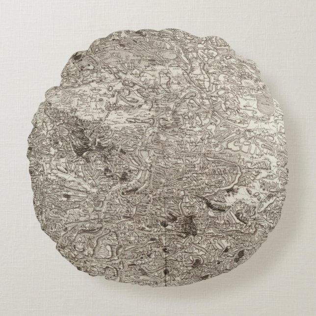 Carcassonne Round Cushion (Front)