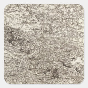 Carcassonne Square Sticker