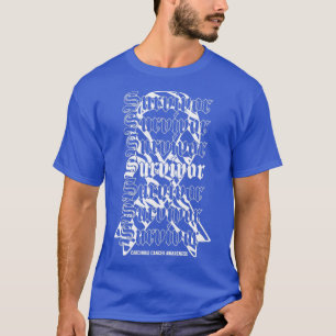 Carcinoid Cancer Awareness Survivor Zebra Ribbon G T-Shirt