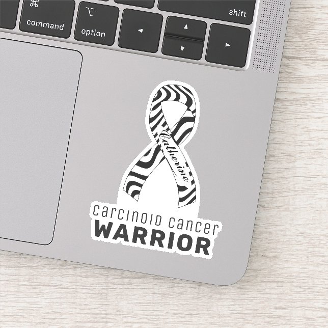 Carcinoid Cancer Vinyl Sticker (Detail)