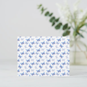 Card (10,8 x 14,2 cm) - Butterfly Pattern