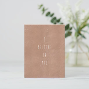 Card (10.8cm x 14.2cm) - I Believe In You