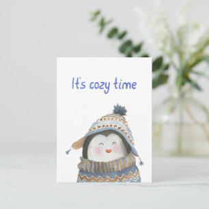 Card (10.8cm x 14.2cm) - Little Penguin