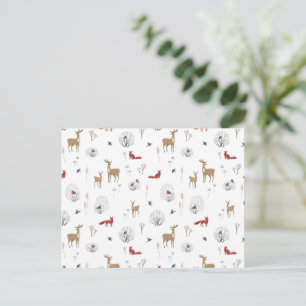 Card (10.8cm x 14.2cm) - Winter Pattern